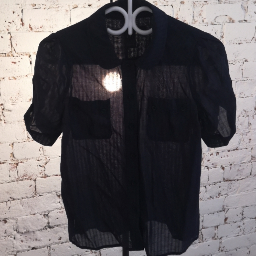 Marc by marc jacobs navy blue blouse